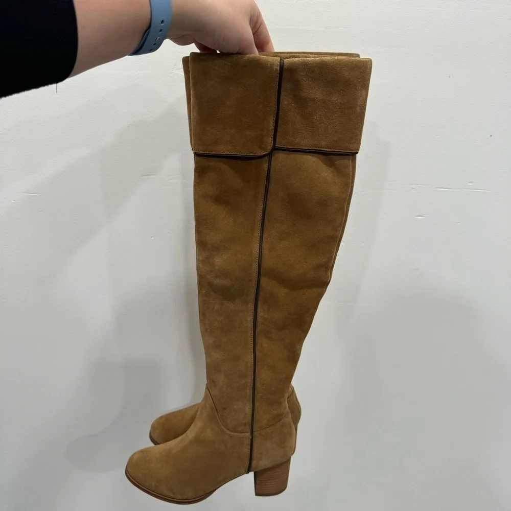 Anthropologie Coconuts by Matisse Piper Over The Knee Leather Boots Size 6